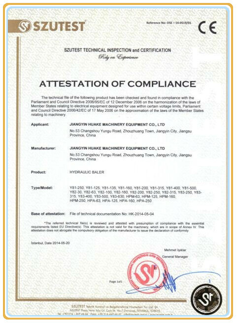 Hydraulisches Stahl)schrott-Emballierungsmaschine des Quadrat-Y81F-200 2