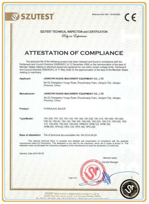 Hydraulische Schrottpresse-Maschine der Reihen-Y81 160 Tonne 0