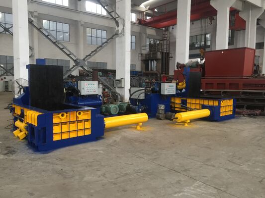 Kaufen 160 Ton Aluminiumschrottpresse mit SPS-Automatiksteuerung für Ballengröße 300x300 mm online manufacture