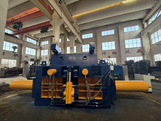 Kaufen 315 Tonnen Industrie-Metallpresse mit schneller Zykluszeit und SPS-Steuerung für Hochdurchsatz-Schrottrecycling online manufacture