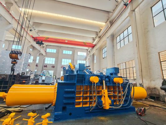 kaufen Y81QF-800-1 Hydraulische Altmetallballenpresse – hochdichte, automatisierte Metallkomprimierung mit HMI online manufacture